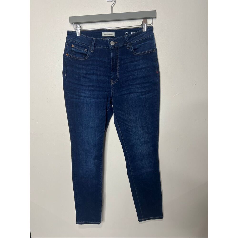 Warp + Weft JFK New York City Skinny Jeans Sz 12/31 Twilight Color